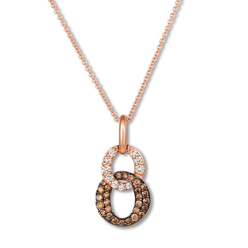 LeVian Chocolate & White Diamond Necklace – Gigliotti Jewelers