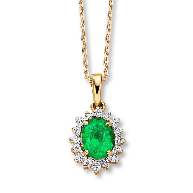 jared emerald pendant