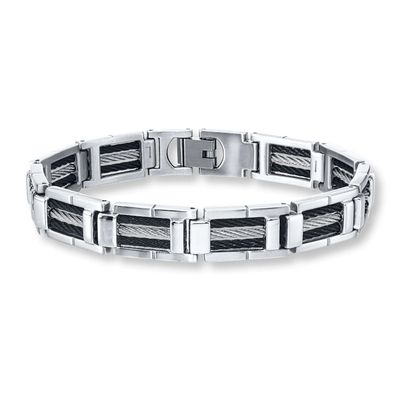 Men's Bracelet Stainless Steel 8.75" Length