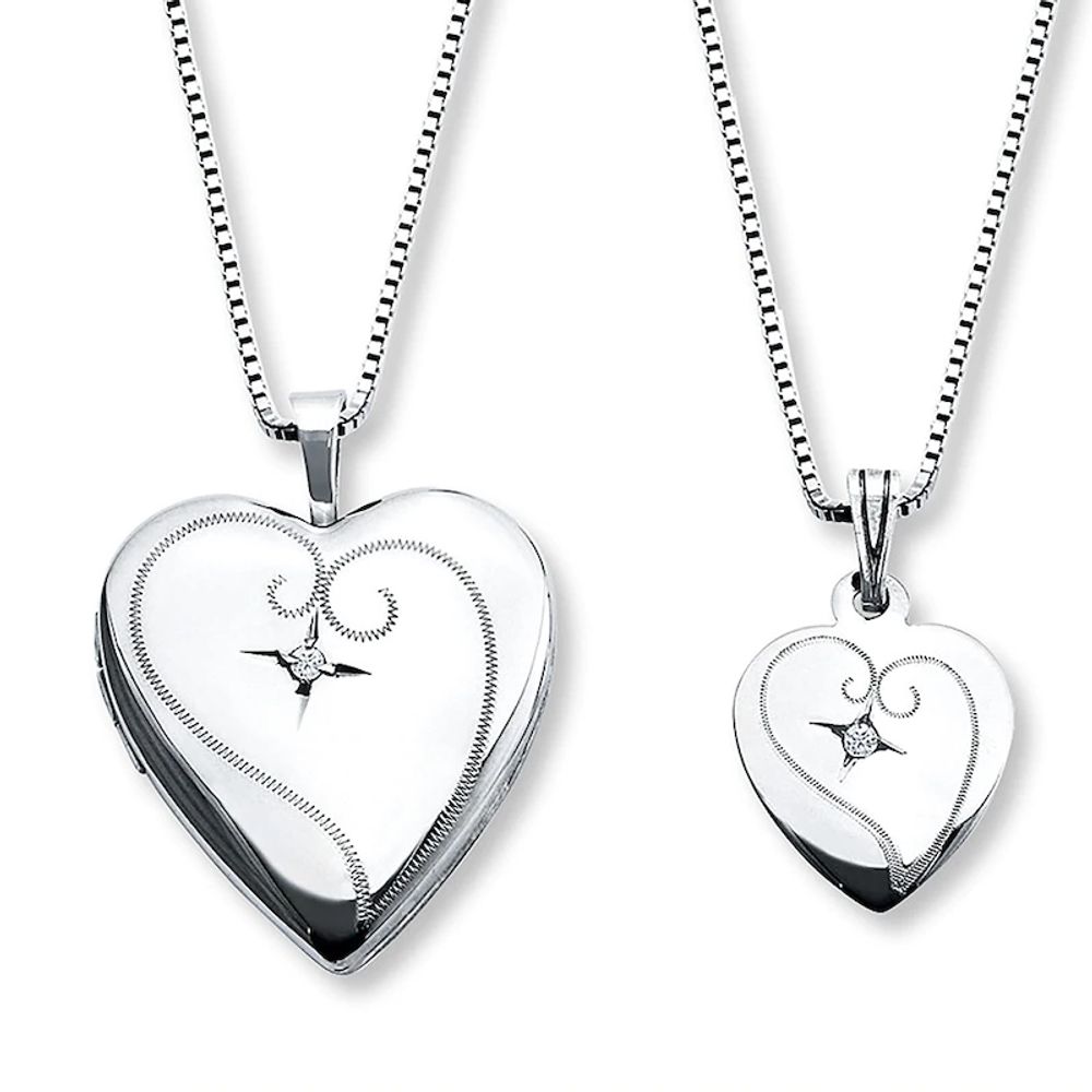 Mother and Daughter Necklace Sterling Silver – Fashion Jewellery