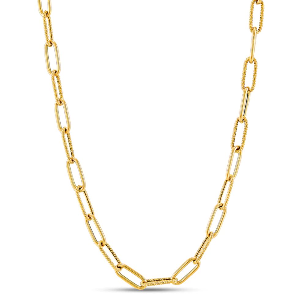 Curb Link Necklace 14K Yellow Gold 24