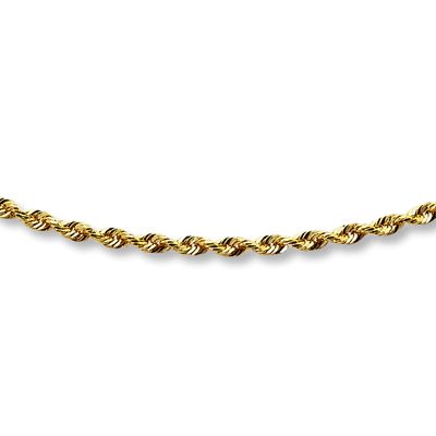 Rope Chain 14K Yellow Gold  24" Length