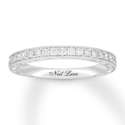 Neil Lane Wedding Band 1/ carat tw Diamonds 14K White Gold