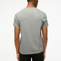Cotton washed jersey pocket tee