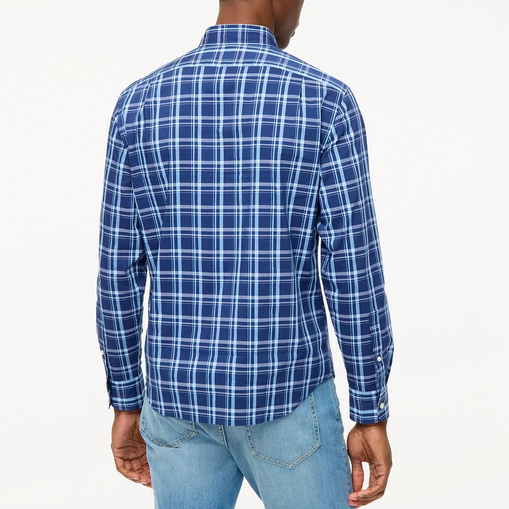 Slim Untucked flex performance casual shirt