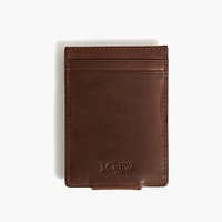 Leather money clip