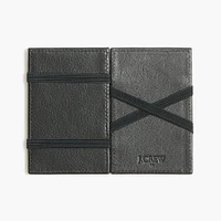 Pebbled leather wallet