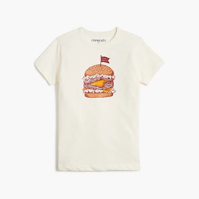 Boys' burger graphic tee
