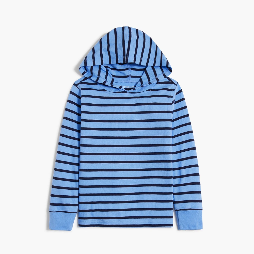 Boys' striped hooded tee