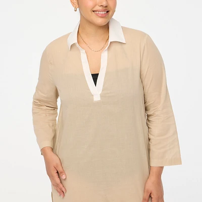 Polo tunic cover-up