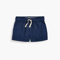 Girls' pull-on paper-bag short