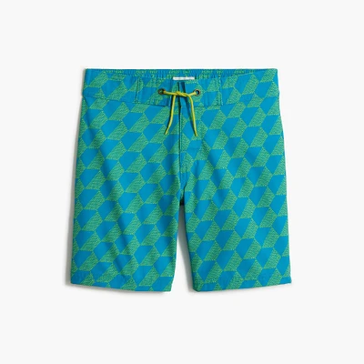 Boys' geometric swim trunk