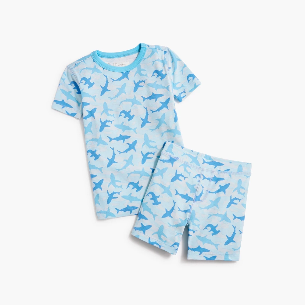 Boys' shark pajama set