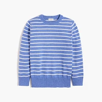 Boys' striped cotton crewneck pullover