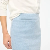 Herringbone A-line skirt