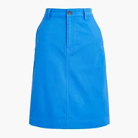 Chino midi skirt