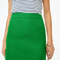 Tweed A-line skirt