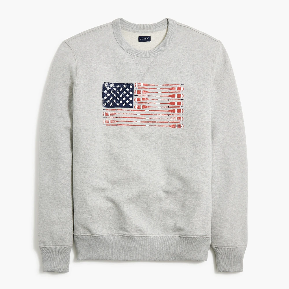 Oars terry pullover sweatshirt