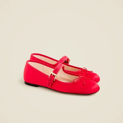 Logan Mary Jane ballet flats satin