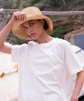 Crochet Raffia Sun Hat