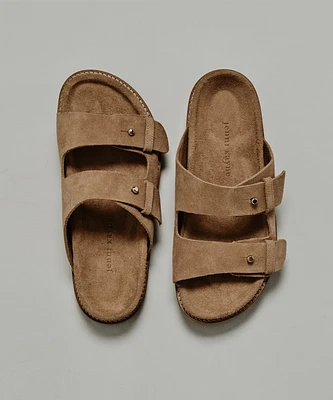 Suede Hutton Slide Sandal