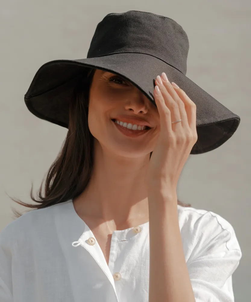 Cotton Canvas Sun Hat