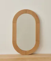 Oak Oval Mirror