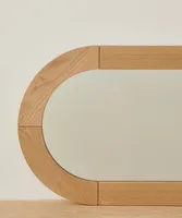 Oak Oval Mirror