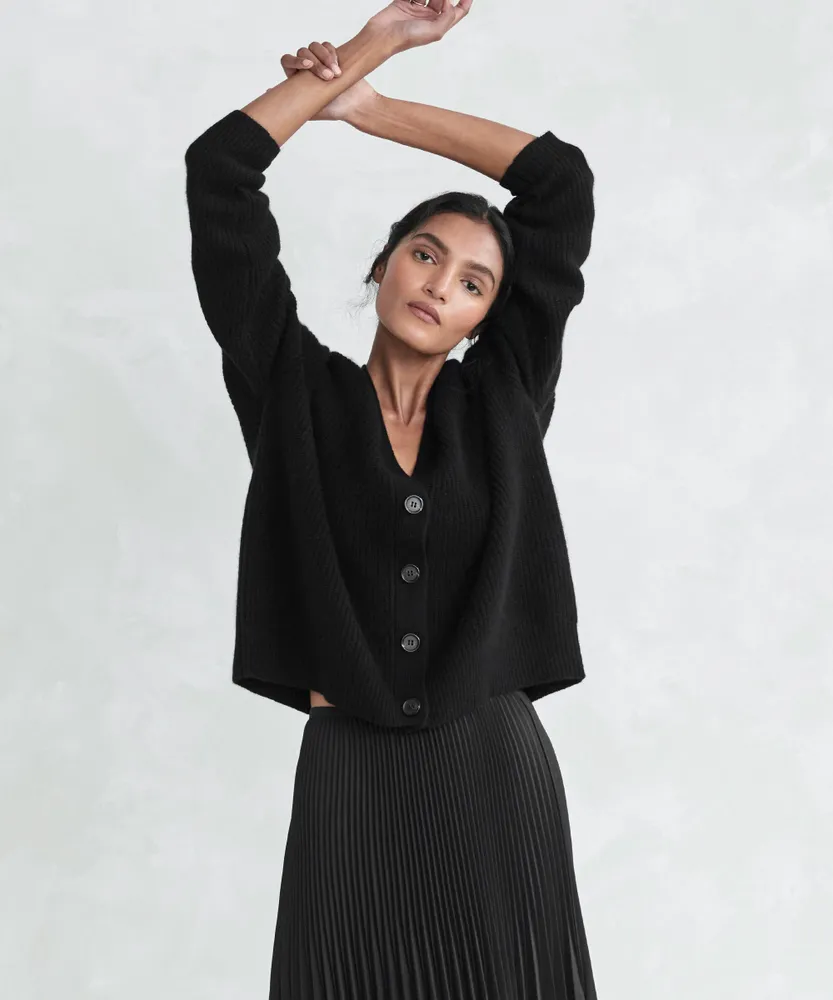 Cropped Cashmere Cocoon Cardigan – Jenni Kayne