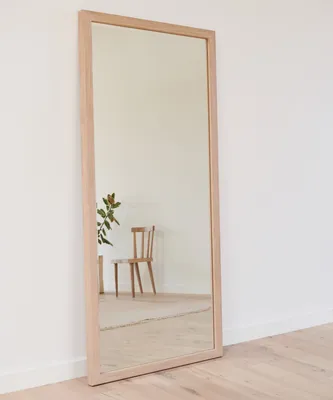 Oak Floor Mirror