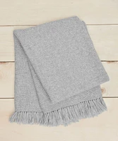 Large Alpaca Basketweave Throw