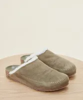 Shearling-Lined Moc Clog