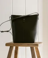 Leather Bucket Bag