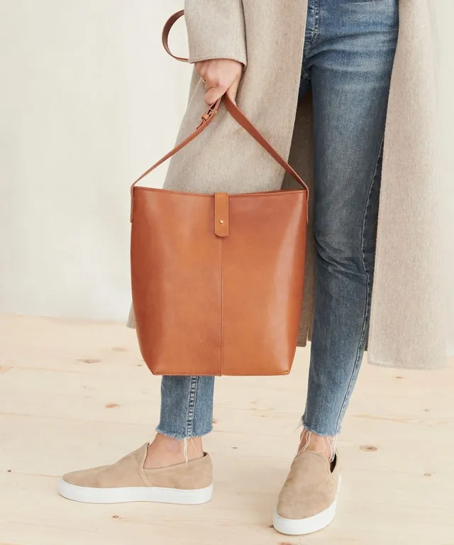 Jenni Kayne Mini Leather Drawstring Bag