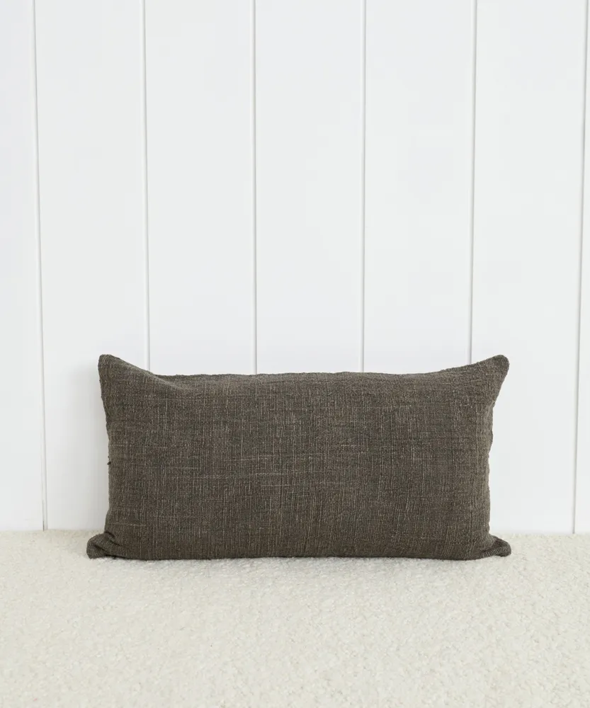 Jenni Kayne Linen Lumbar Pillow Size 17x32