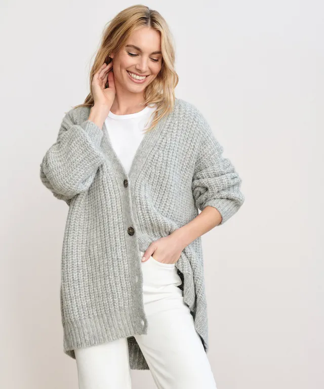 By Anthropologie Plaid Cardigan Sweater