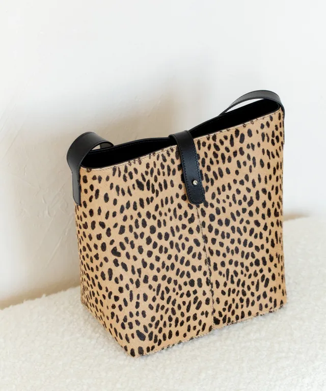 Clare V. Animal Print Ponyhair Tote - Neutrals Totes, Handbags