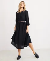 Seersucker Shirt Dress