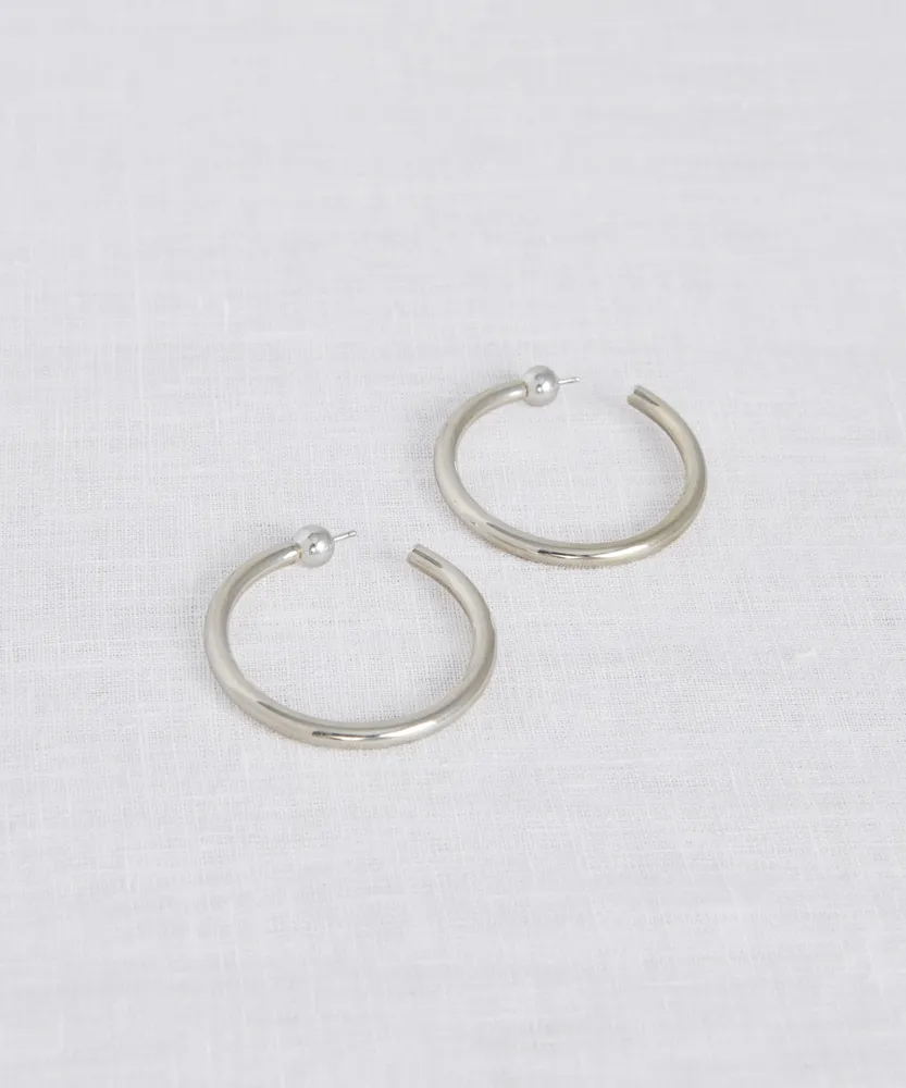 ChicSilver Women's Sterling Silver Hoop Earrings