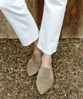 Suede Mule