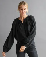 Long-Sleeve Willow Blouse