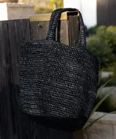 Woven Raffia Tote