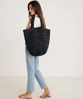 Woven Raffia Tote