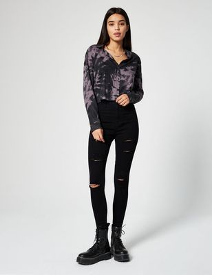 Jegging en jean destroy