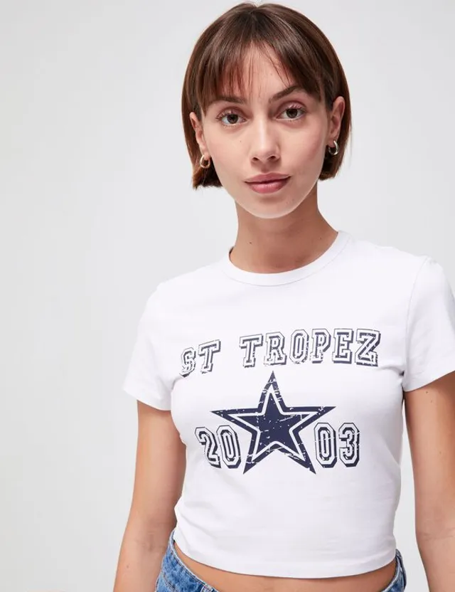 Dallas Cowboys Nike Women's White Scoop Neck Lockup T Shirt - L & XL