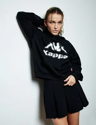 Sweat noir KAPPA x DCM Jennyfer Ado / Fille Femme •