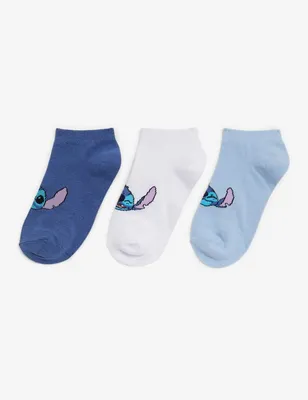 Chaussettes Disney Stitch bleues et blanches Ado / Fille / Femme • Jennyfer