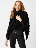 Cortina Faux Fur Poncho