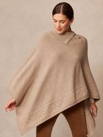 Reegan Cashmere Poncho