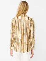 Denver Silk Shirt Stripe